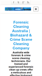 Mobile Screenshot of forensiccleaning.com.au